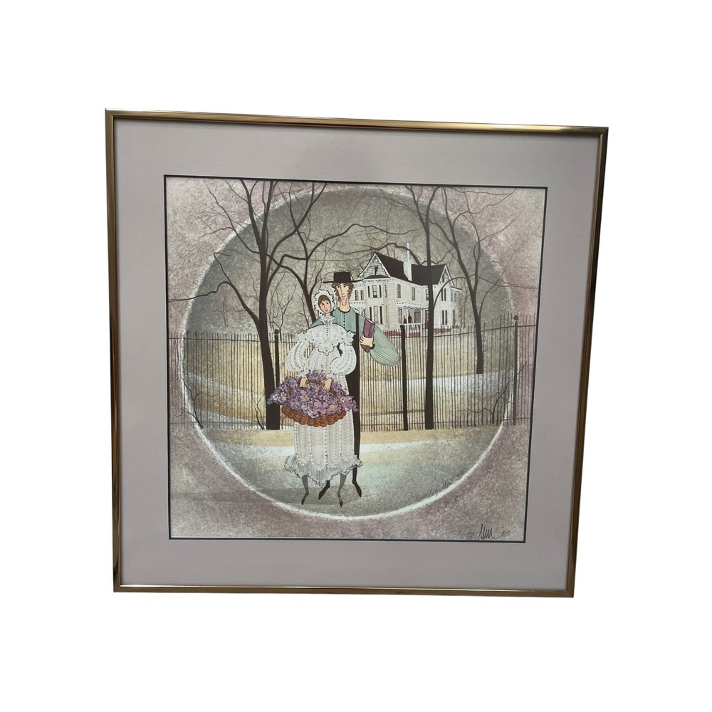 P. Buckley Moss Truman House Signed Numbered Lithograph 474/1000 1991